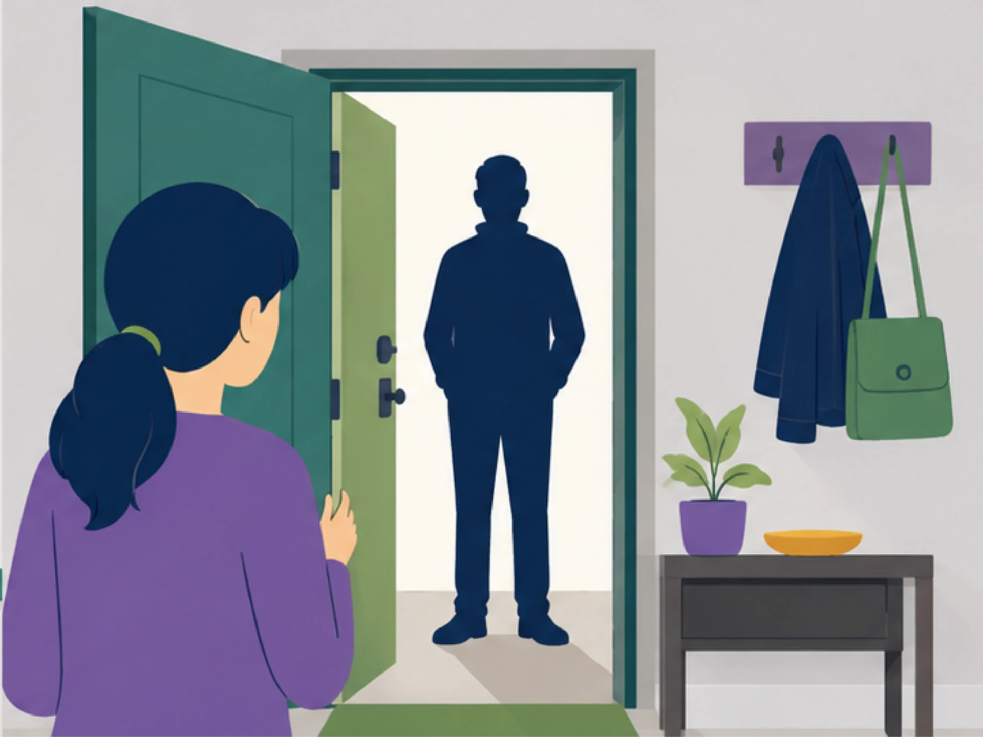 Ilustración: desconfianza